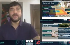 El Alcalde de Barranquilla, Jaime Pumarejo.