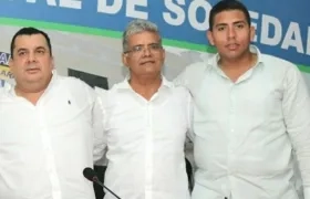 Jairo Samper, Wilmer Donado y Emilio Vega.