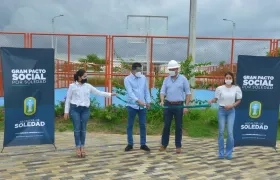 Entrega del parque a la Alcaldía de Soledad. 