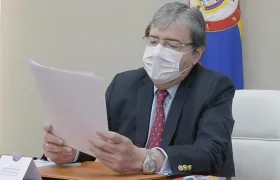 Carlos Holmes Trujillo, ministro de Defensa.
