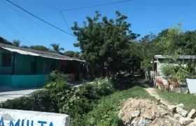La riña ocurrió en esta cuadra al fondo, en La Manga. 