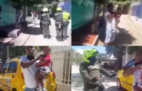 Imágenes del suceso.