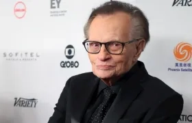 El popular presentador Larry King.