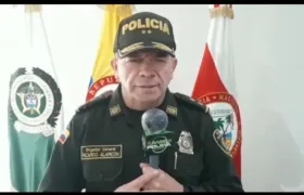 General Ricardo Alarcón, comandante de la Policía Metropolitana de Barranquilla.