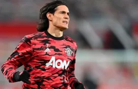 Edison Cavani, delantero uruguayo. 