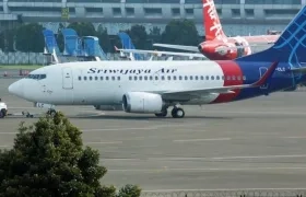 Un avion de Sriwajaya se estrelló en el mar de Java.