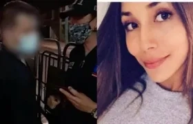 El capturado y Ana María Castro.