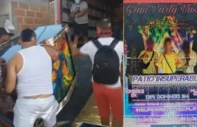 'Covid-fiesta' desmantelada en el barrio El Bosque. 