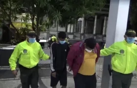 Los capturados fueron conducidos a la URI de la Fiscalía.