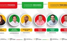 Conformación de las directivas de las tres comisiones del Concejo.