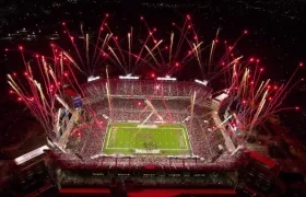 Estadio James Raymond, sede del partido. 