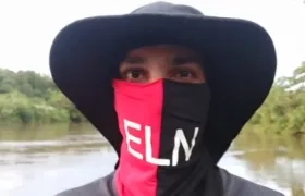 'Uriel', cabecilla del ELN dado de baja en octubre de 2020.