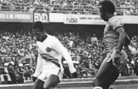 Willington Ortiz durante el partido. 