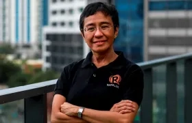 La periodista filipina Maria Ressa.