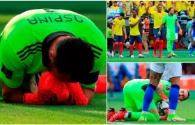 David Ospina fue un ángel en el partido frente a los brasileños.
