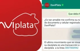 A un usuario le consignaron en Daviplata, no retiró y de ahí transfirieron a otra cuenta.