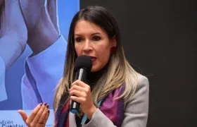 La superintende Goethny Fernanda García Flórez.