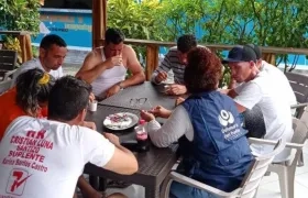 Defensoría del Pueblo realizó acompañamiento a los migrantes sobrevivientes al naufragio en el Golfo de Urabá.