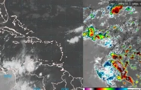 Imágenes satelitales del estado del tiempo en Colombia.