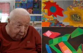  Achille Perilli, pintor italiano. 