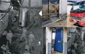 Imágenes de lo ocurrido en 2020 en la cárcel Modelo de Bogotá.