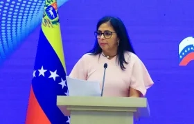 La vicepresidenta ejecutiva de Venezuela, Delcy Rodríguez.