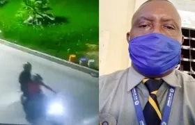 Los delincuentes y Jesús Clímaco Murillo Mosquera.