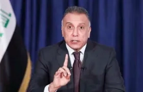 El primer ministro iraquí, Mustafa al Kazemi.