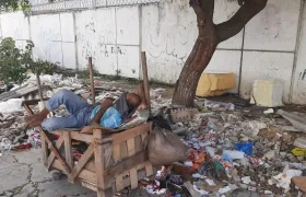 Basurero a cielo abierto en El Carmen.