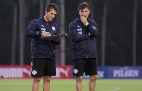 Guillermo Barros Schelotto, técnico argentino. 