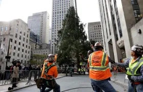 El árbol del Rockefeller Center.
