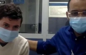 Enrique Vives Caballero y su abogado.