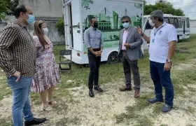  Una estación móvil de monitoreo fue instalada en la Universidad Reformada en la carrera 38.