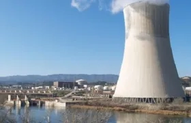 Central nuclear de Ascó (Tarragona), en el norte de España.