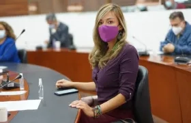 La representante Katherine Miranda, de la Alianza Verde.