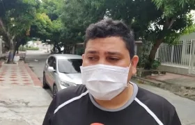 Omar Hernández, familiar de la médica asesinada. 