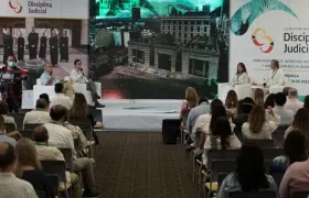 Camilo Gómez en el Encuentro de la Comisión Nacional de Disciplina Judicial.