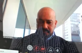 El Juez Camilo Pardo Torres presidiendo la audiencia virtual.