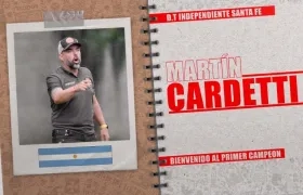 El exfutbolista argentino Martín Cardetti.