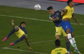 Momento del golazo de Luis Díaz.