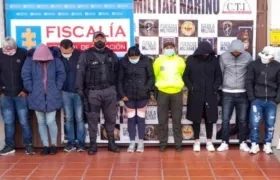 Los capturados en los operativos. 