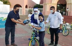 El Alcalde de Puerto Colombia, Wilman Vargas Altahona.