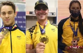 Cristian Ortega, José Mosquera Crissón y Marianis Salazar fueron medallistas de oro. 