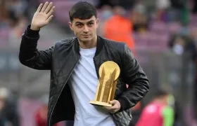 El centrocampista del Barcelona, 'Pedri'.