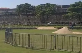 Sector acondicionado como cabellerizas. 