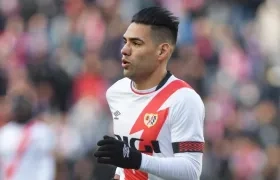 Falcao García, delantero del Rayo Vallecano. 