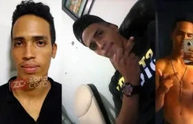 El hombre capturado con la gorra negra, que presumiblemente fue hallada en el caso de Puerto.