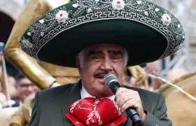 Vicente Fernández, cantante mexicano fallecido.