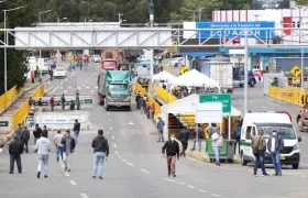 Frontera entre Colombia y Ecuador. 