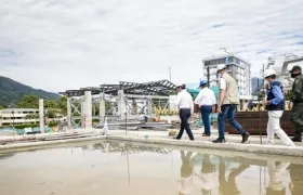 Imagen de las obras de los escenarios.